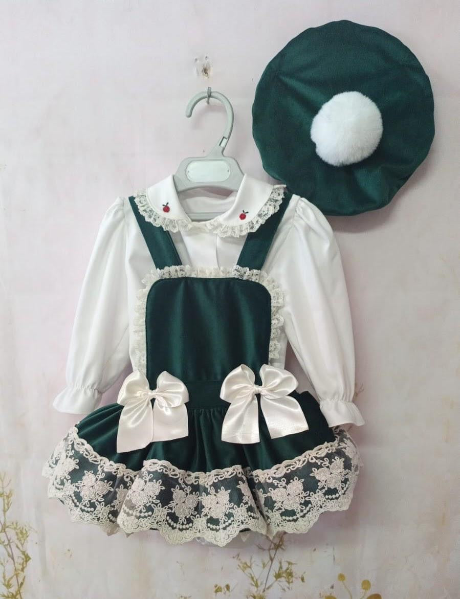 Green Velvet Jumper Set